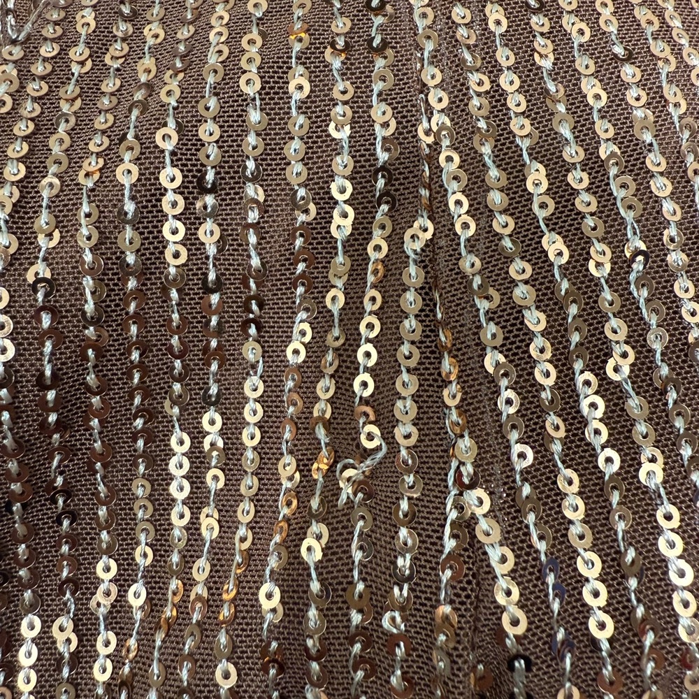 Grace Karin One Shoulder Sequin Dress - Bronze - Picture 6 of 6